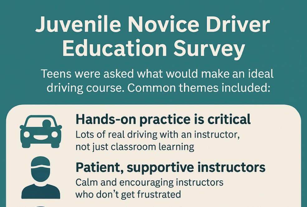 ADTSEA-FL Teen Driver Survey Summary - First 50